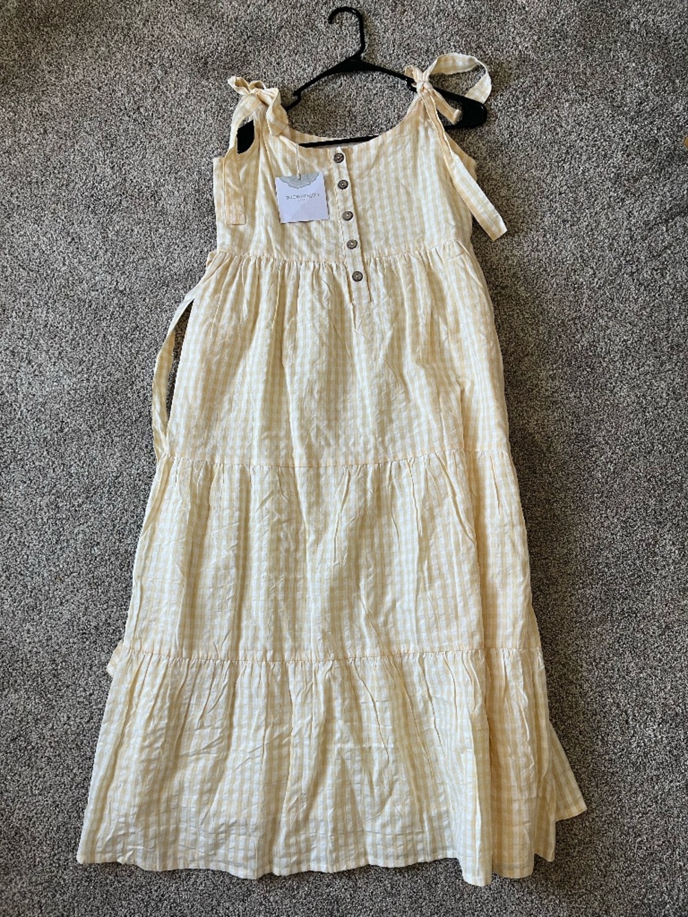 LCW Daffodil Gingham Magnolia